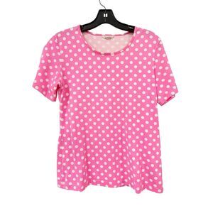 Marimekko Pink Polka Dot Tee Size M